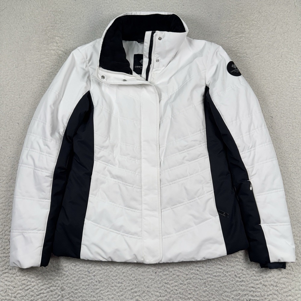 Obermeyer Women's Snow Jacket - White and Black